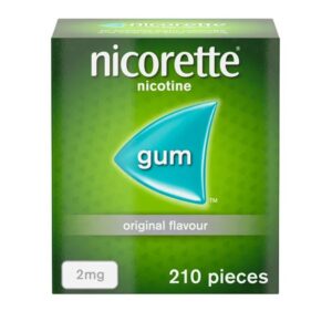 Nicorette 2mg 210 Chicles Sabor Original